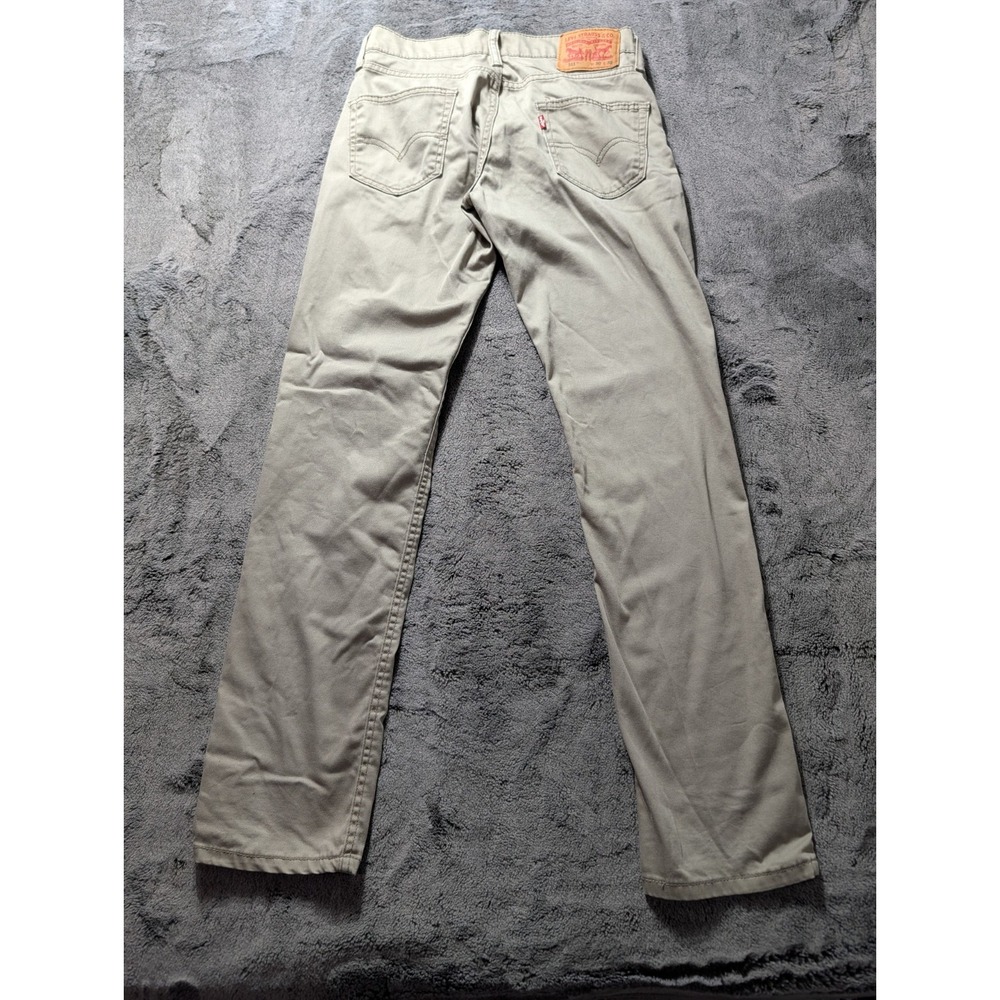 Levi's 511 Slim Straight Men's Pants Size 30x32 Khaki - Picture 10 of 12